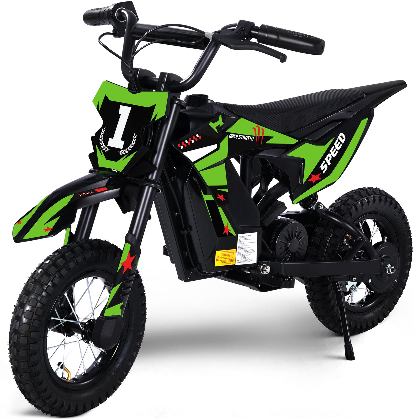 Hijoke 36V Kids Electric Dirt Bike, 15.5 MPH High-Speed Electric Motorcycle Ride on Toy for Kids Aged 3-10, 133 LBS Max Load, 10-Mile Range, Waterproof Seat, Twist Grip Throttle