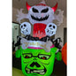 Vrilay 9ft Tall Halloween Inflatable, Ghost Skeleton Inflatable with LED Lights for Halloween Outdoor Holiday Yard Decorations