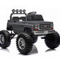 Wisairt 2 Seater Ride On Car for Kids, 24v Licensed Chevrolet Cheyenne Electric Power Ride On Truck Toy with Remote Control, 4 Wheels Shock Absorption, Soft Start, Bluetooth, Radio, 3 Speed - Grey
