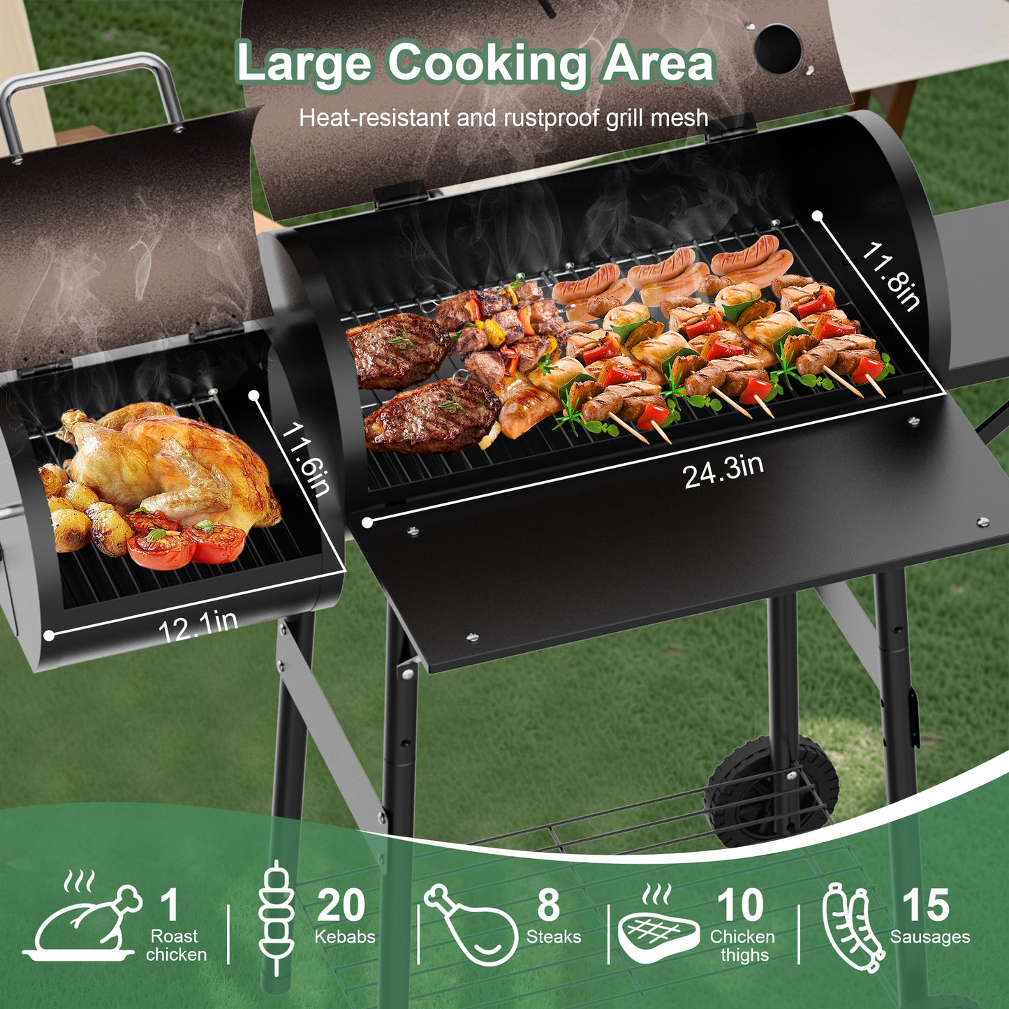 Firstness Charcoal Grill
