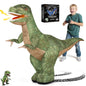 Xmhook 2.4 GHz Inflatable Dinosaur Remote Control Car with Sound & 360°Rotation, Large Walking Dinosaur Blow up Toy for Kids Ages 6+ Gift