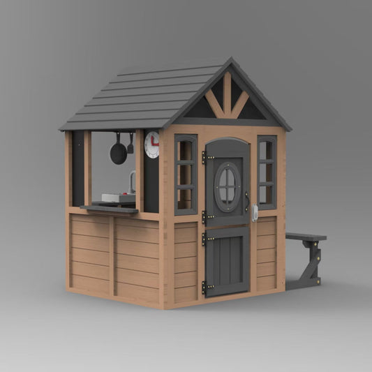 Playhouse for Kids Outdoor Garden Pretend Play Games