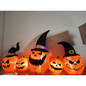 Firstness 8ft Halloween Inflatable, Halloween Five pumpkins Inflatable