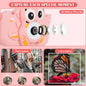 Sqnox Kids Camera with Cute Silicone Cover, Pink