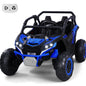24V Kid Ride on Truck Car, 4WD Electric Powered Ride on UTV with 2 Seaters, 1.86-5 MPH, Remote Control, LED Lights, Bluetooth, Music, Giftable Ride on Toy UTV Truck Car for Kids Age 3-8 Years